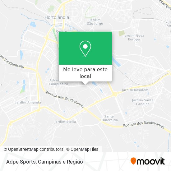 Adpe Sports mapa