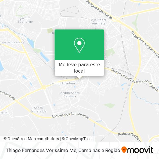 Thiago Fernandes Verissimo Me mapa