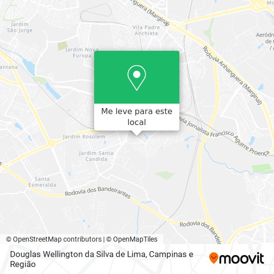 Douglas Wellington da Silva de Lima mapa