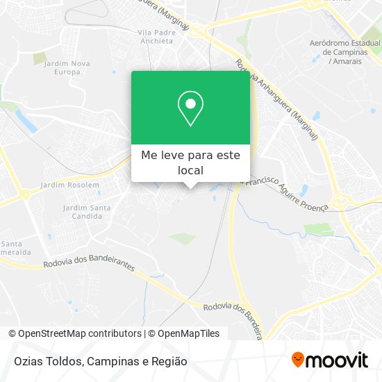 Ozias Toldos mapa