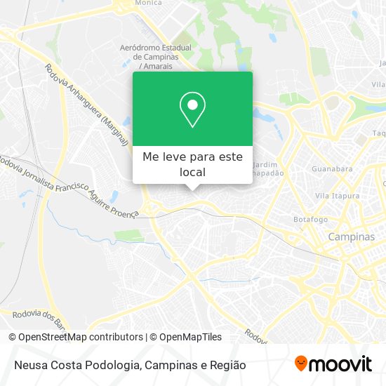 Neusa Costa Podologia mapa