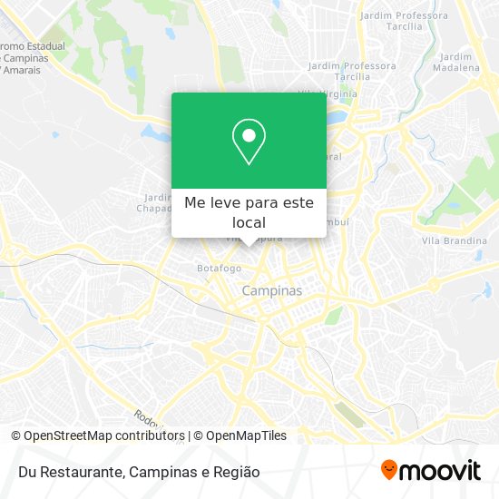 Du Restaurante mapa