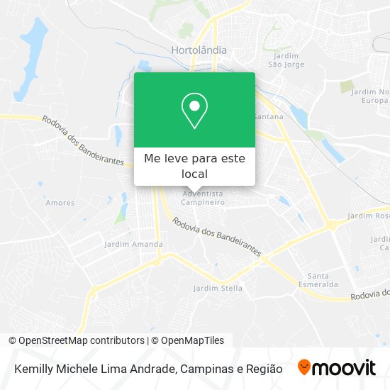 Kemilly Michele Lima Andrade mapa