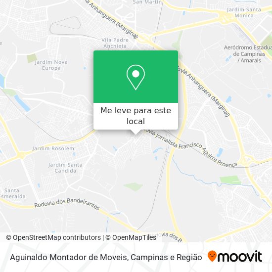 Aguinaldo Montador de Moveis mapa