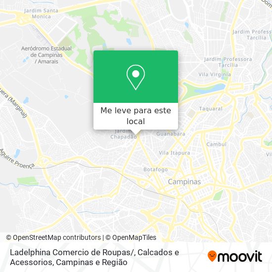 Ladelphina Comercio de Roupas / , Calcados e Acessorios mapa