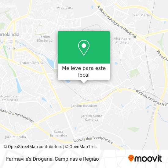 Farmavila's Drogaria mapa