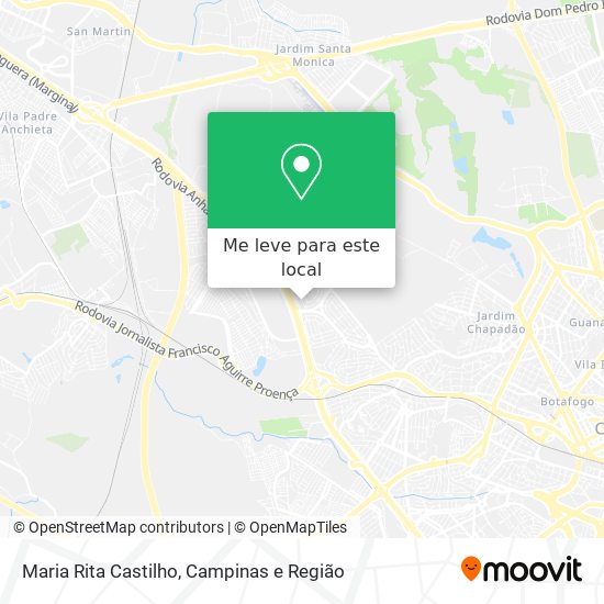 Maria Rita Castilho mapa