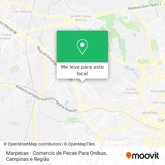 Marpecas - Comercio de Pecas Para Onibus mapa