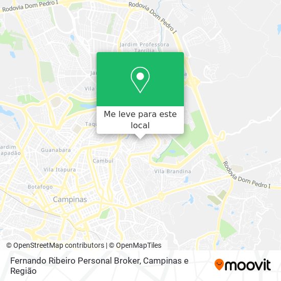Fernando Ribeiro Personal Broker mapa
