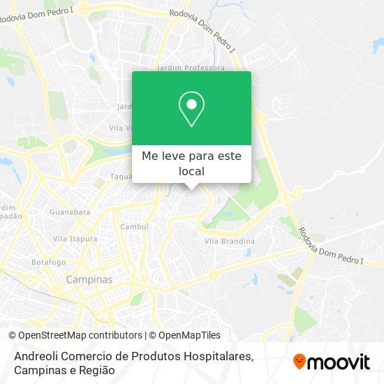 Andreoli Comercio de Produtos Hospitalares mapa