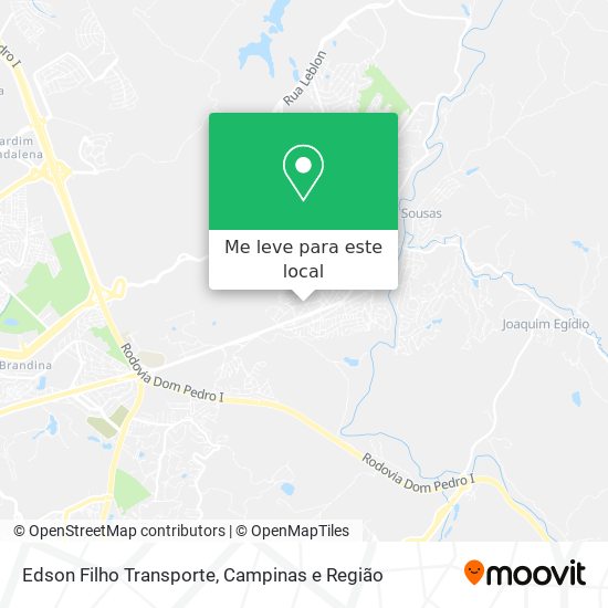 Edson Filho Transporte mapa