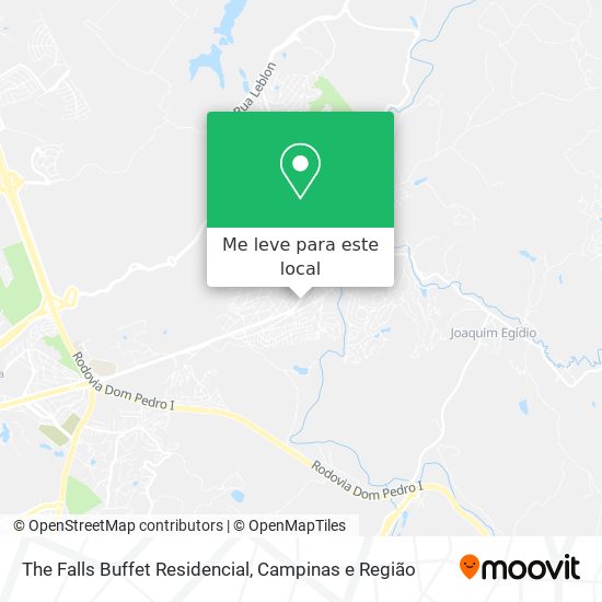 The Falls Buffet Residencial mapa