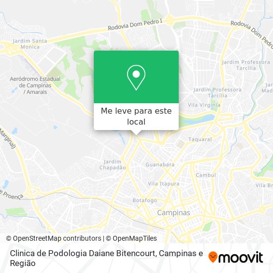 Clinica de Podologia Daiane Bitencourt mapa