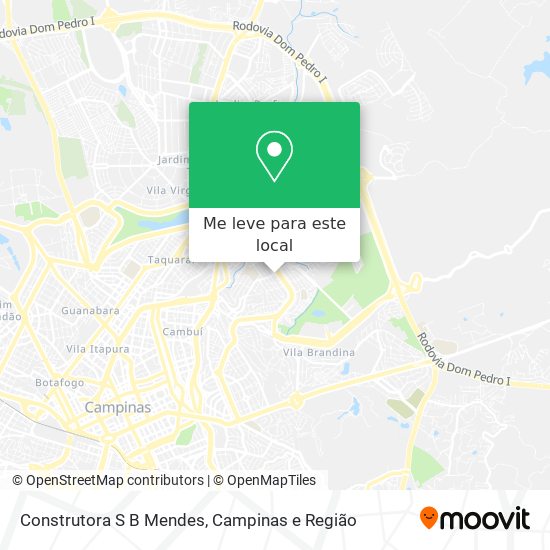 Construtora S B Mendes mapa