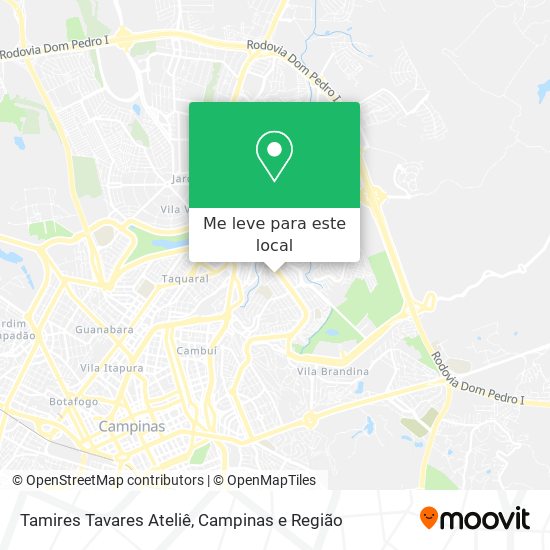 Tamires Tavares Ateliê mapa