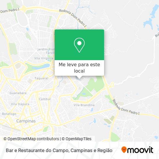 Bar e Restaurante do Campo mapa