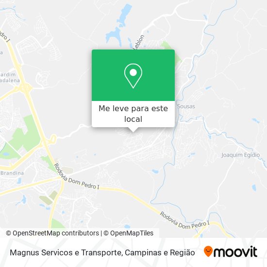 Magnus Servicos e Transporte mapa