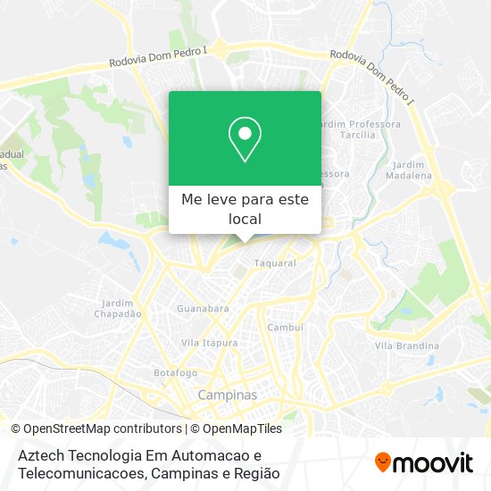 Aztech Tecnologia Em Automacao e Telecomunicacoes mapa