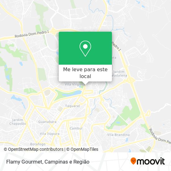 Flamy Gourmet mapa