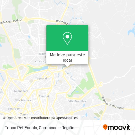 Tocca Pet Escola mapa