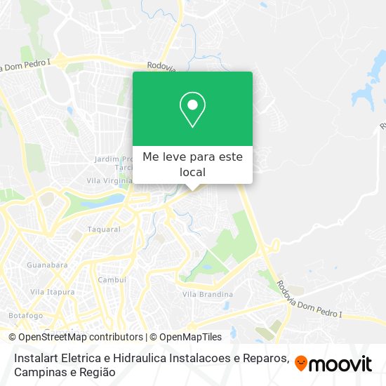 Instalart Eletrica e Hidraulica Instalacoes e Reparos mapa