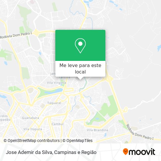 Jose Ademir da Silva mapa