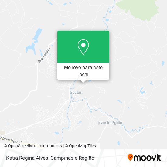 Katia Regina Alves mapa