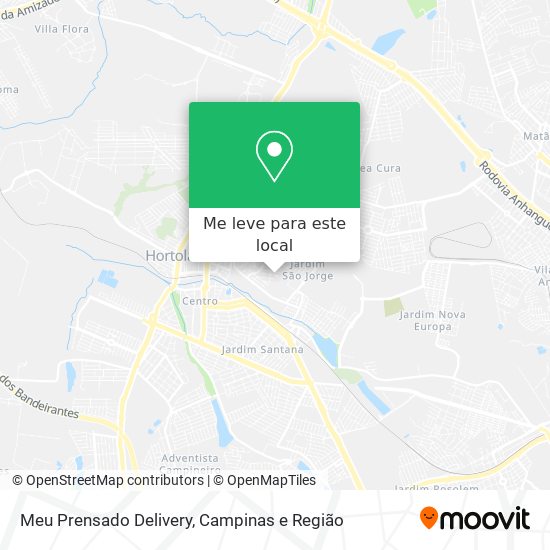 Meu Prensado Delivery mapa