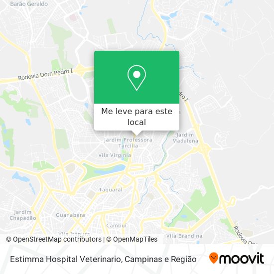 Estimma Hospital Veterinario mapa