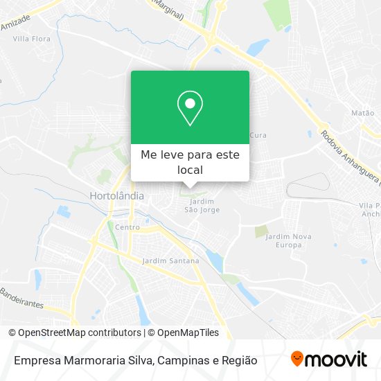 Empresa Marmoraria Silva mapa