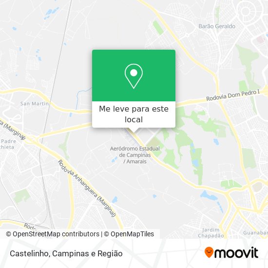 Castelinho mapa