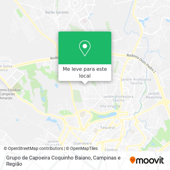 Grupo de Capoeira Coquinho Baiano mapa