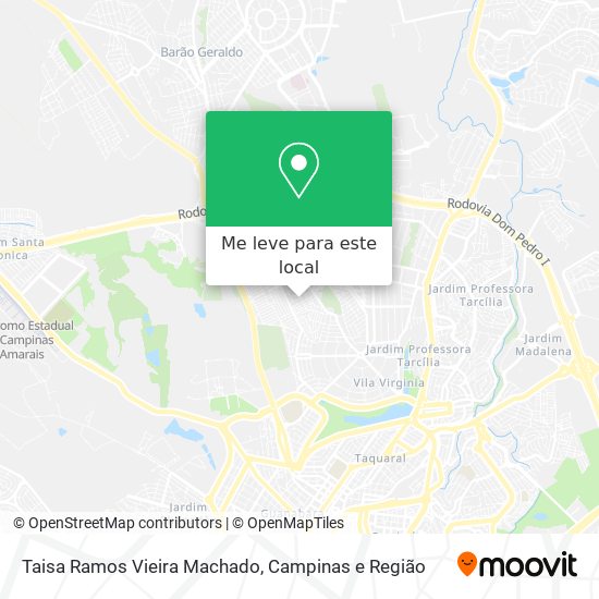 Taisa Ramos Vieira Machado mapa