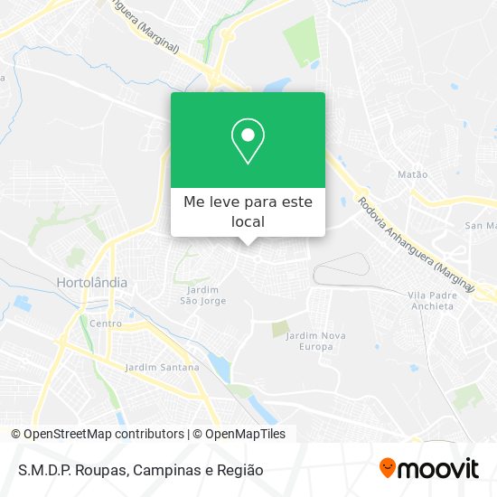 S.M.D.P. Roupas mapa
