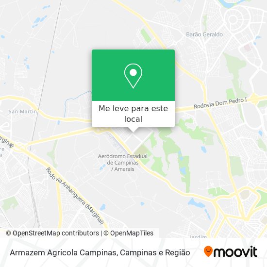 Armazem Agricola Campinas mapa