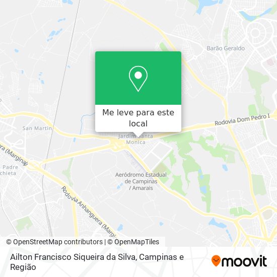 Ailton Francisco Siqueira da Silva mapa
