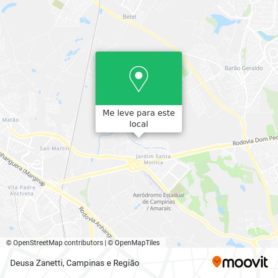 Deusa Zanetti mapa