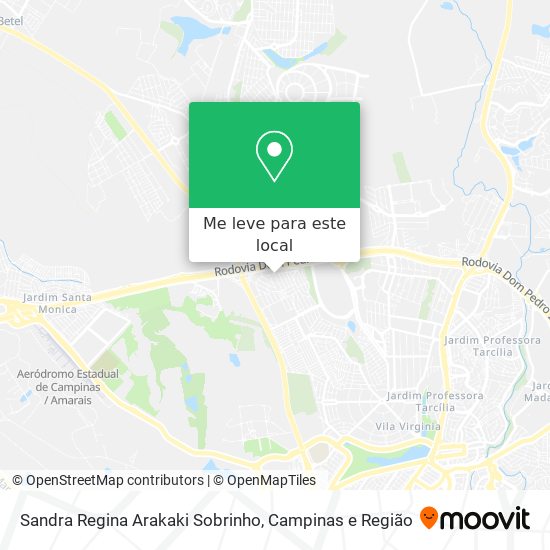 Sandra Regina Arakaki Sobrinho mapa