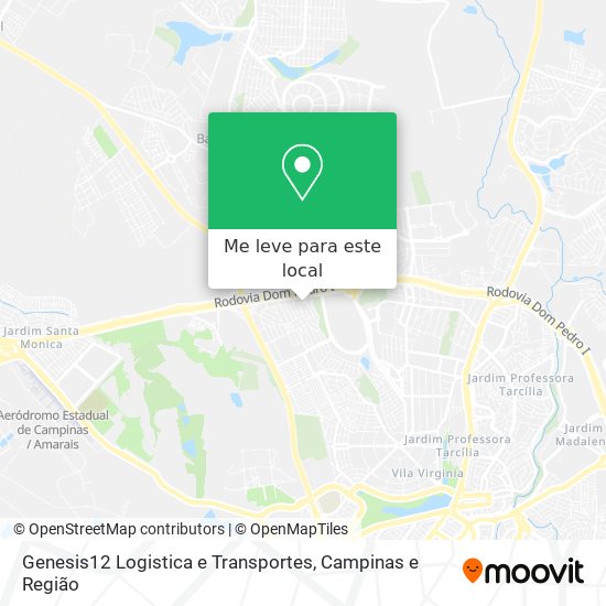 Genesis12 Logistica e Transportes mapa