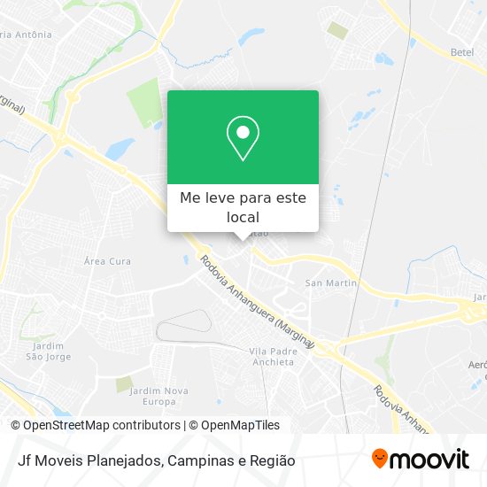 Jf Moveis Planejados mapa