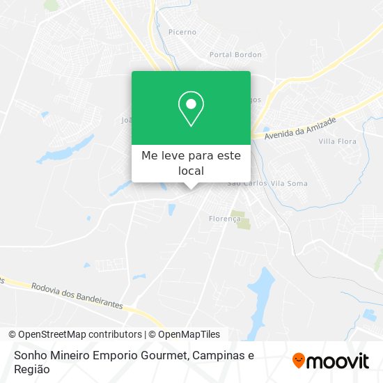 Sonho Mineiro Emporio Gourmet mapa