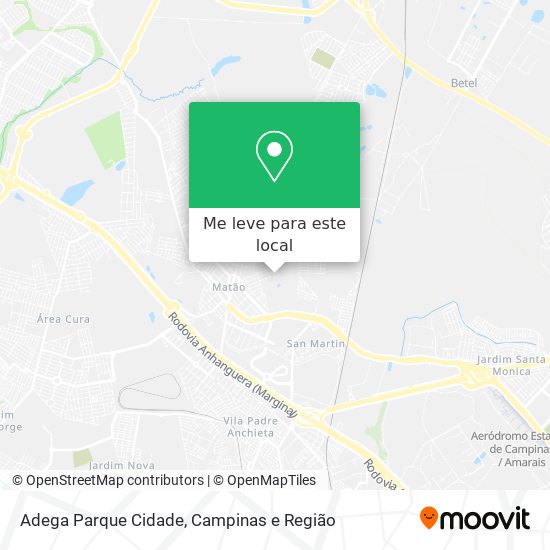 Adega Parque Cidade mapa