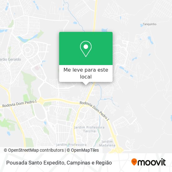 Pousada Santo Expedito mapa