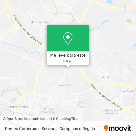 Pemec Comercio e Servicos mapa
