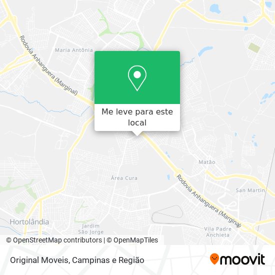 Original Moveis mapa
