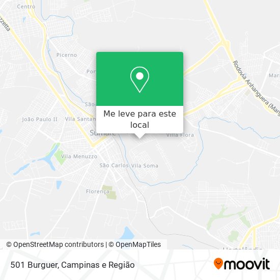 501 Burguer mapa