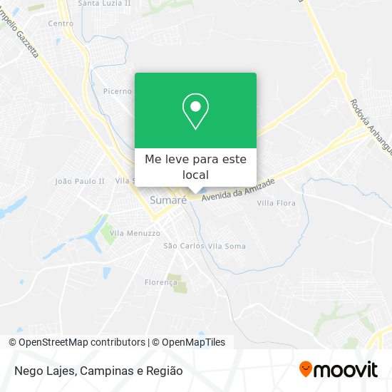 Nego Lajes mapa