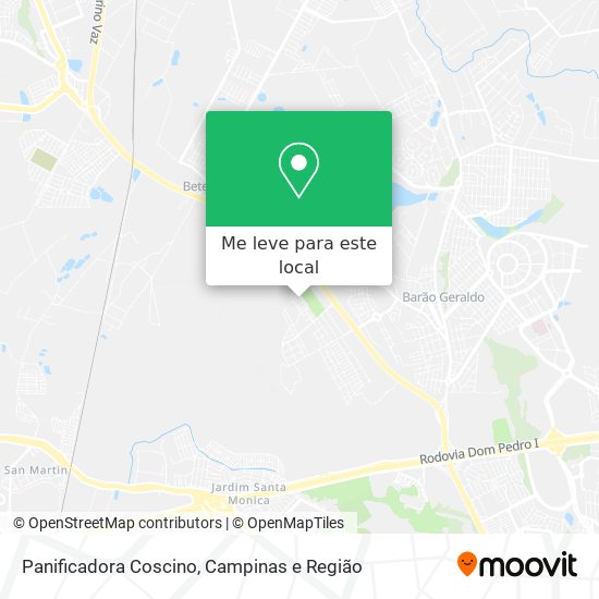 Panificadora Coscino mapa