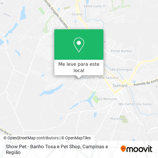 Show Pet - Banho Tosa e Pet Shop mapa