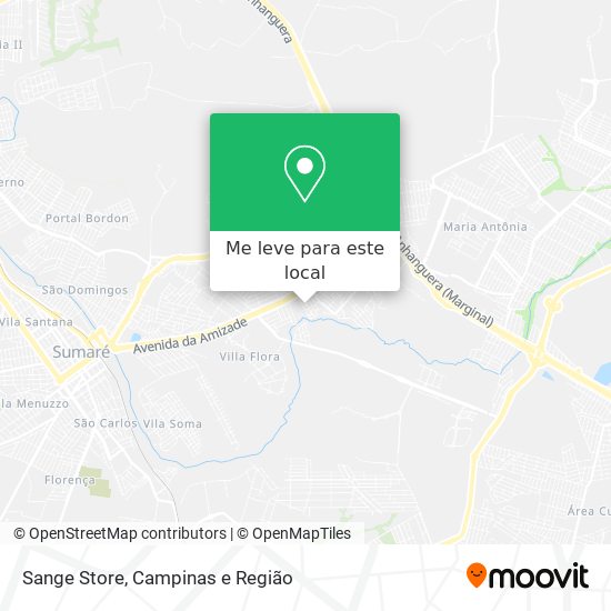 Sange Store mapa